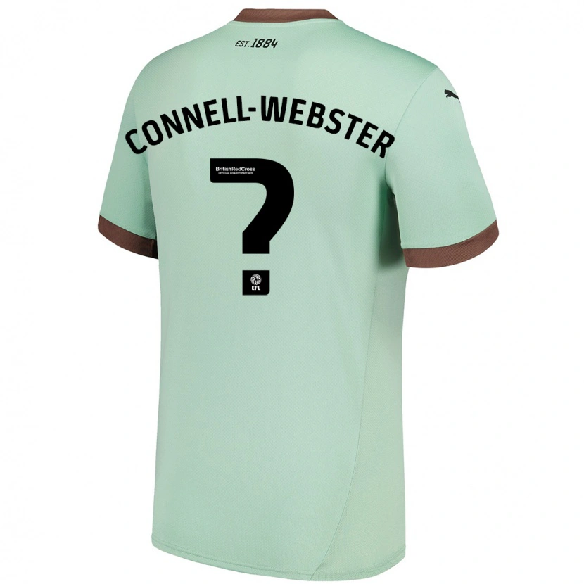 Danxen Heren Braidy Connell-Webster #0 Lichtgroen Uitshirt Uittenue 2024/25 T-Shirt