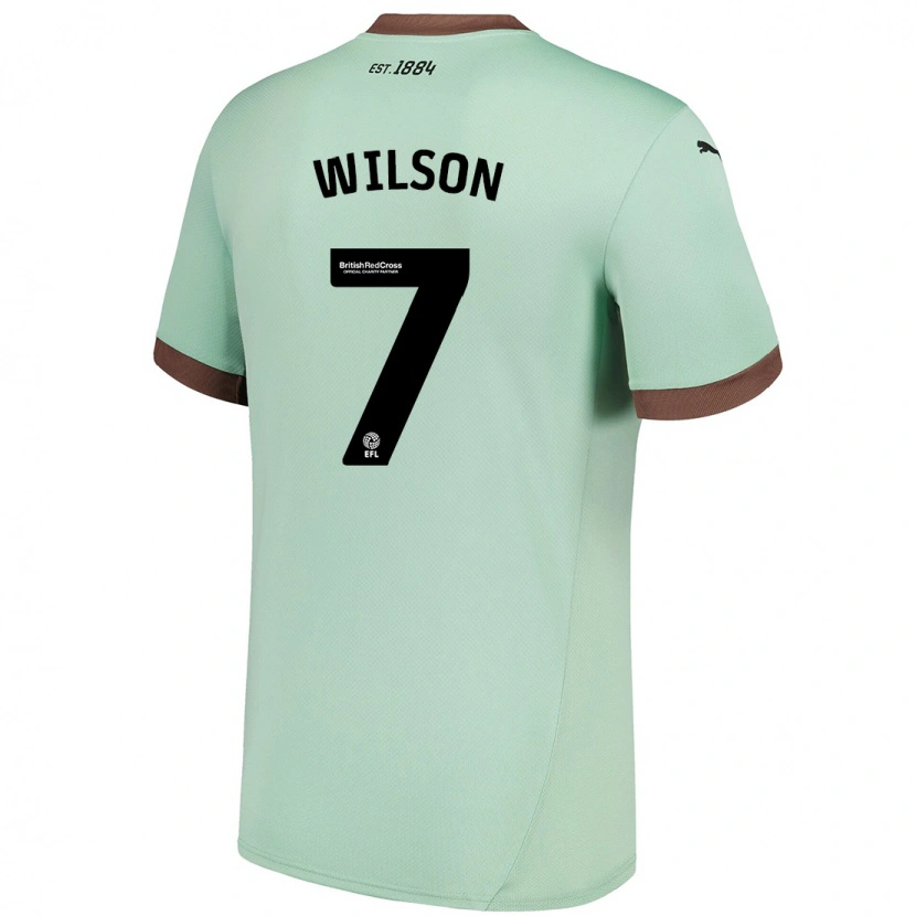 Danxen Heren Emelia Wilson #7 Lichtgroen Uitshirt Uittenue 2024/25 T-Shirt