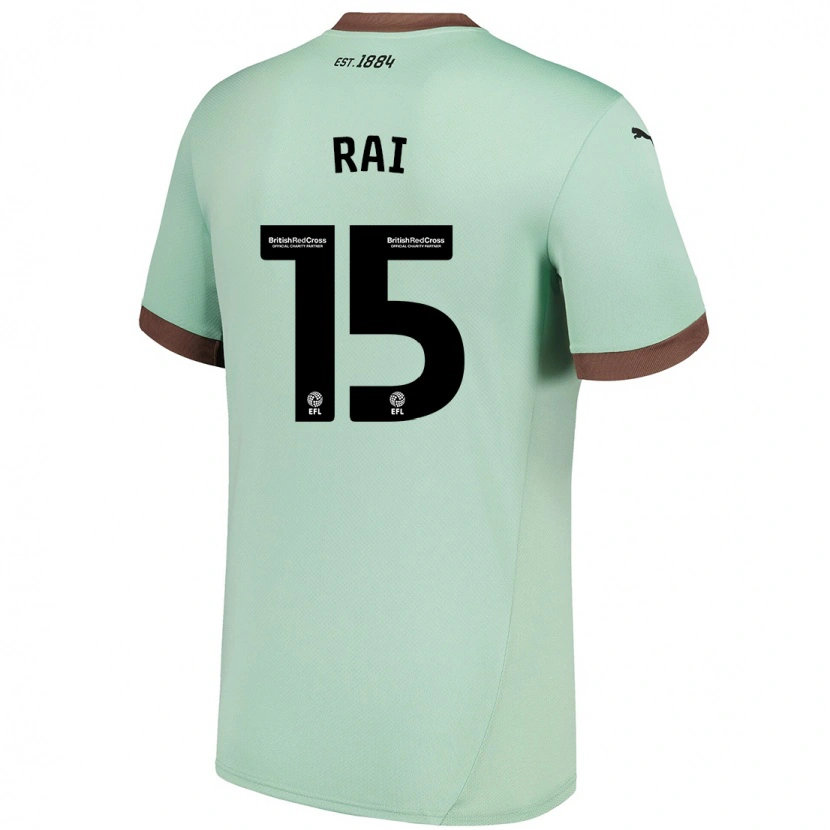 Danxen Heren Kira Rai #15 Lichtgroen Uitshirt Uittenue 2024/25 T-Shirt