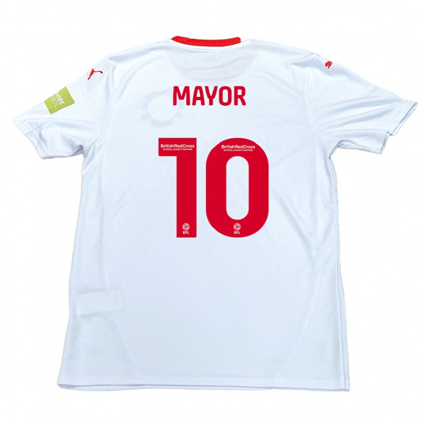 Danxen Heren Danny Mayor #10 Wit Uitshirt Uittenue 2024/25 T-Shirt