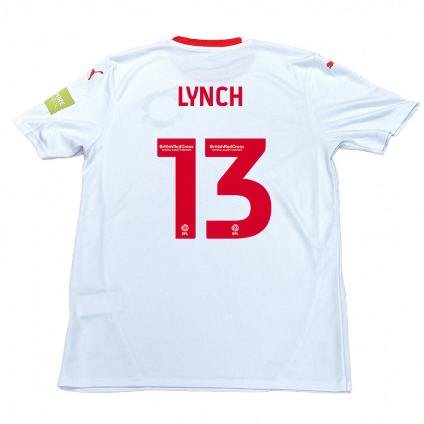 Danxen Heren Jay Lynch #13 Wit Uitshirt Uittenue 2024/25 T-Shirt