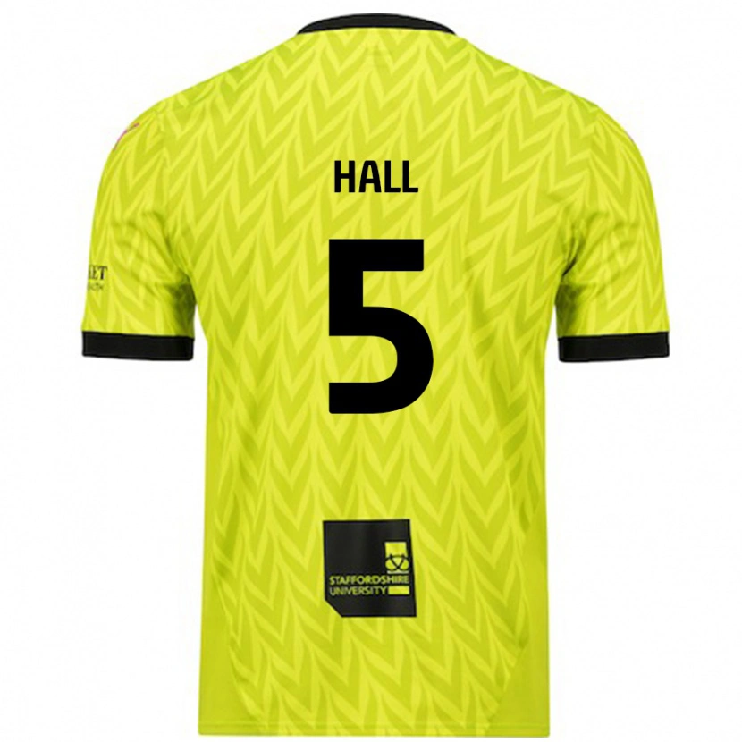 Danxen Heren Connor Hall #5 Fluorescerend Groen Uitshirt Uittenue 2024/25 T-Shirt