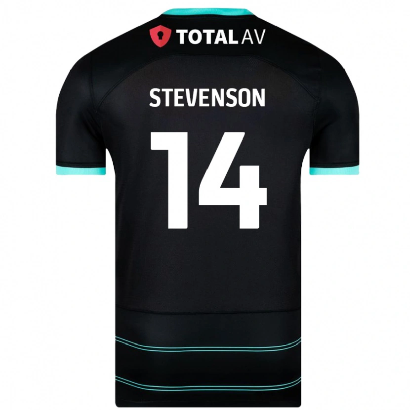 Danxen Heren Ben Stevenson #14 Zwart Uitshirt Uittenue 2024/25 T-Shirt