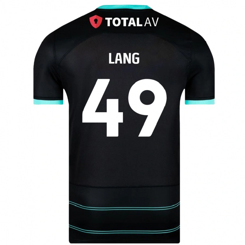 Danxen Heren Callum Lang #49 Zwart Uitshirt Uittenue 2024/25 T-Shirt