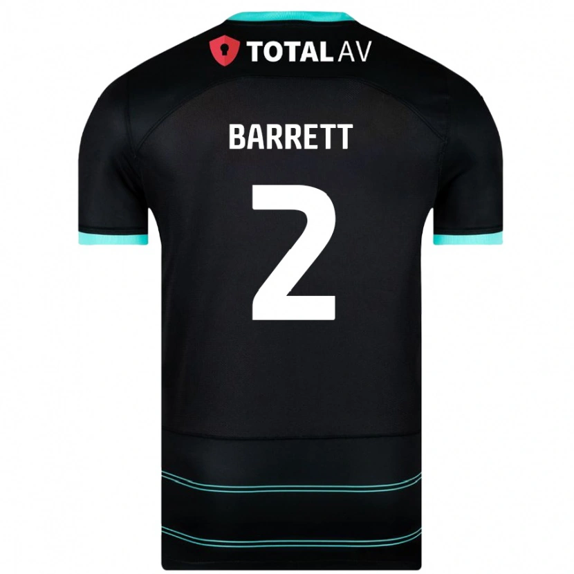 Danxen Heren Nicole Barrett #2 Zwart Uitshirt Uittenue 2024/25 T-Shirt