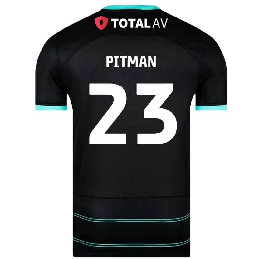 Danxen Heren Emily Pitman #23 Zwart Uitshirt Uittenue 2024/25 T-Shirt