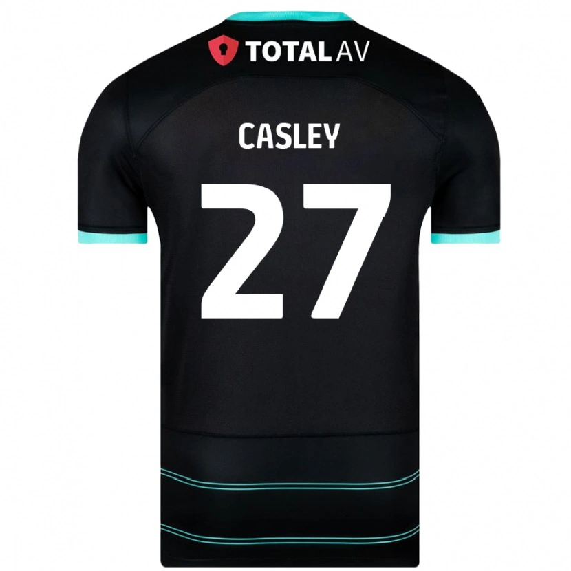 Danxen Heren Riva Casley #27 Zwart Uitshirt Uittenue 2024/25 T-Shirt