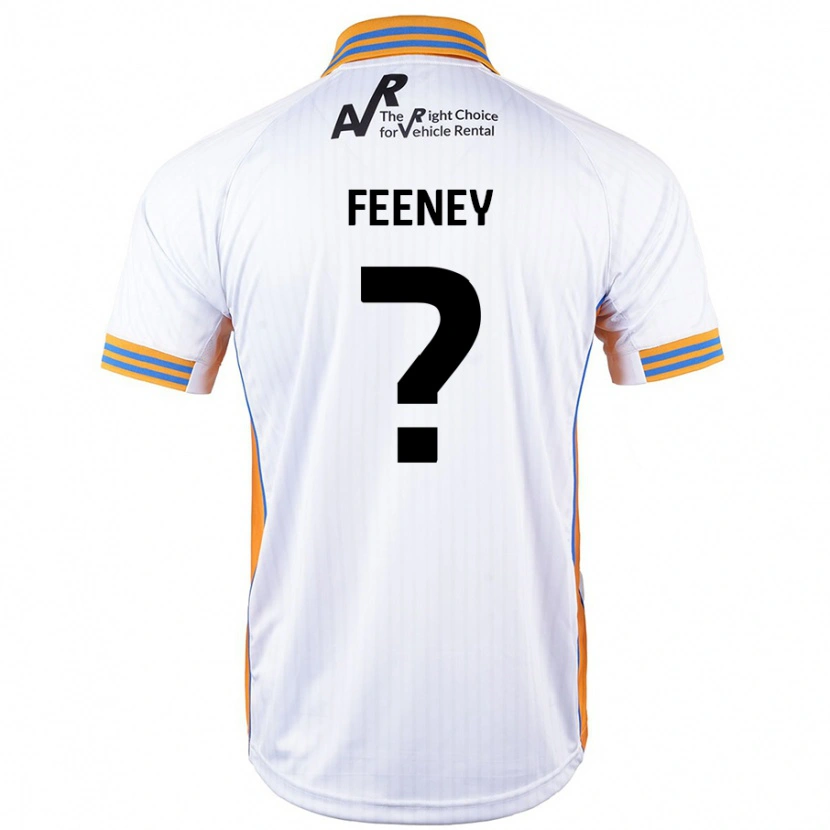 Danxen Heren Josh Feeney #0 Wit Uitshirt Uittenue 2024/25 T-Shirt