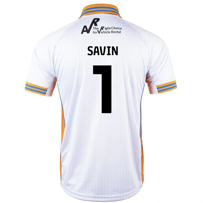 Danxen Heren Toby Savin #1 Wit Uitshirt Uittenue 2024/25 T-Shirt