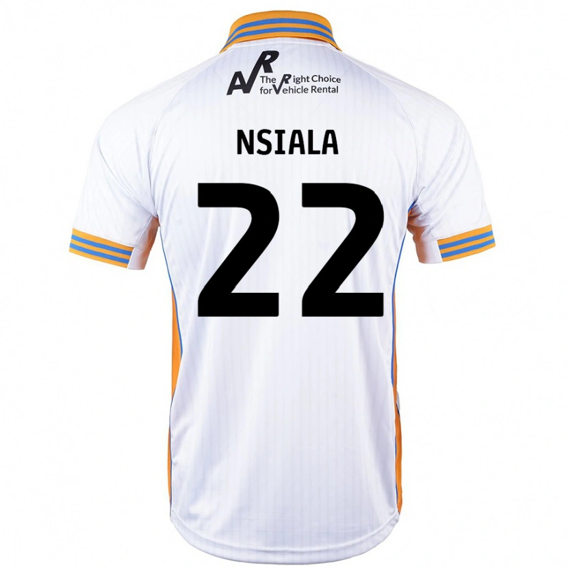 Danxen Heren Toto Nsiala #22 Wit Uitshirt Uittenue 2024/25 T-Shirt