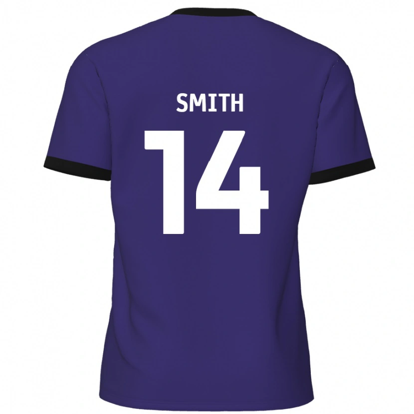 Danxen Heren Kane Smith #14 Paars Uitshirt Uittenue 2024/25 T-Shirt