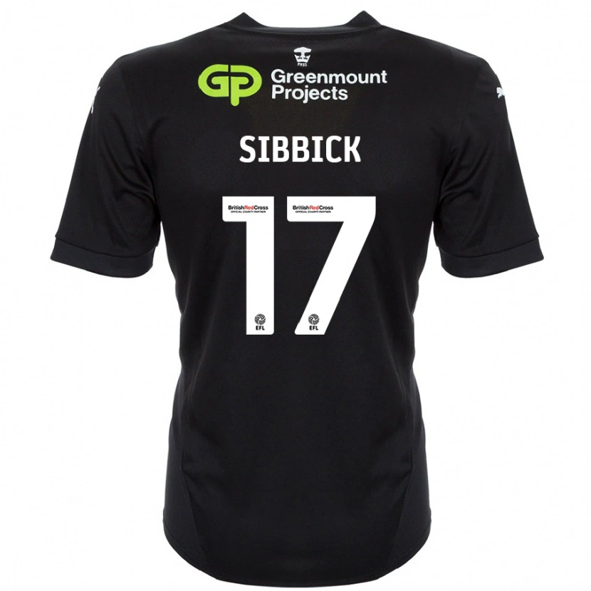 Danxen Heren Toby Sibbick #17 Zwart Uitshirt Uittenue 2024/25 T-Shirt