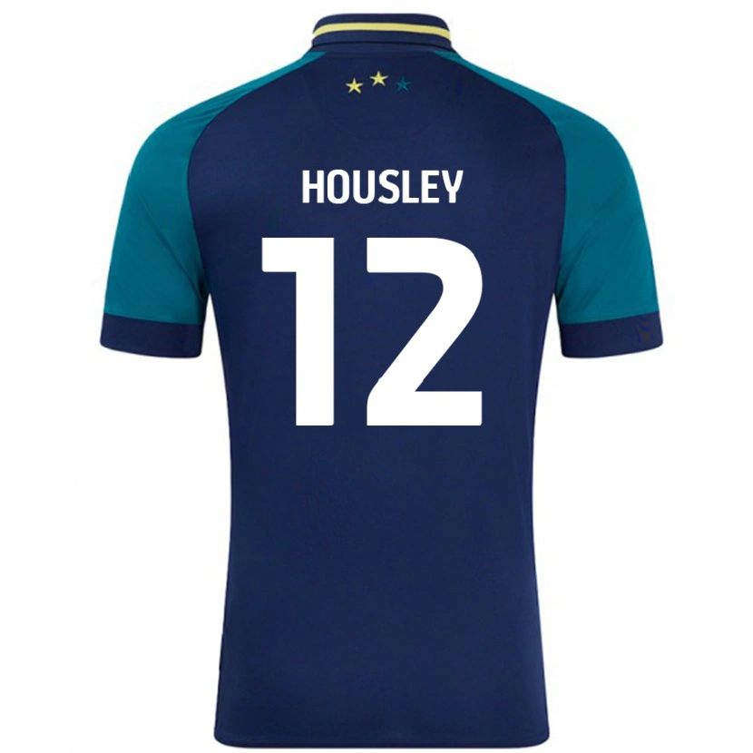 Danxen Heren Autumn Housley #12 Marineblauw Donkergroen Uitshirt Uittenue 2024/25 T-Shirt