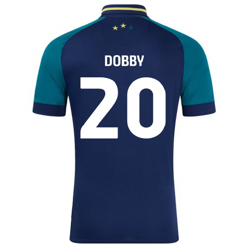 Danxen Heren Sarah Dobby #20 Marineblauw Donkergroen Uitshirt Uittenue 2024/25 T-Shirt