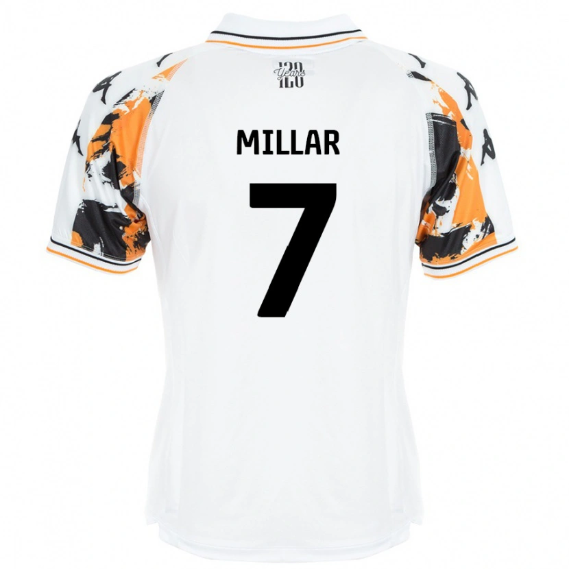 Danxen Heren Liam Millar #7 Wit Uitshirt Uittenue 2024/25 T-Shirt