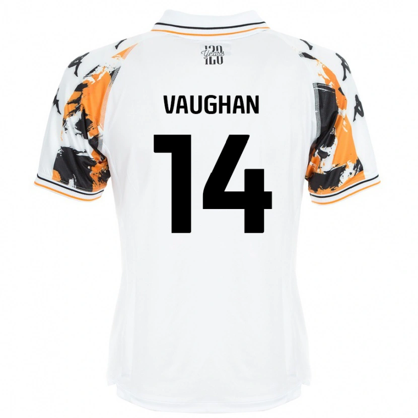 Danxen Heren Harry Vaughan #14 Wit Uitshirt Uittenue 2024/25 T-Shirt