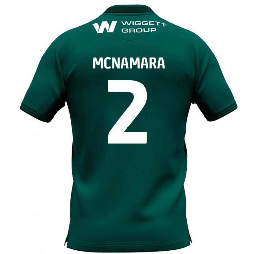 Danxen Heren Danny Mcnamara #2 Groen Uitshirt Uittenue 2024/25 T-Shirt