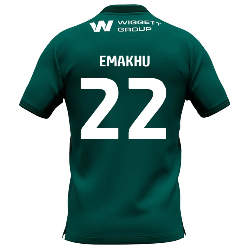 Danxen Heren Aidomo Emakhu #22 Groen Uitshirt Uittenue 2024/25 T-Shirt