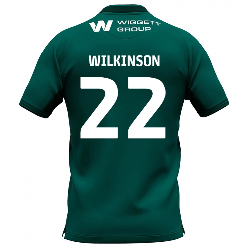 Danxen Heren Chloe Wilkinson #22 Groen Uitshirt Uittenue 2024/25 T-Shirt