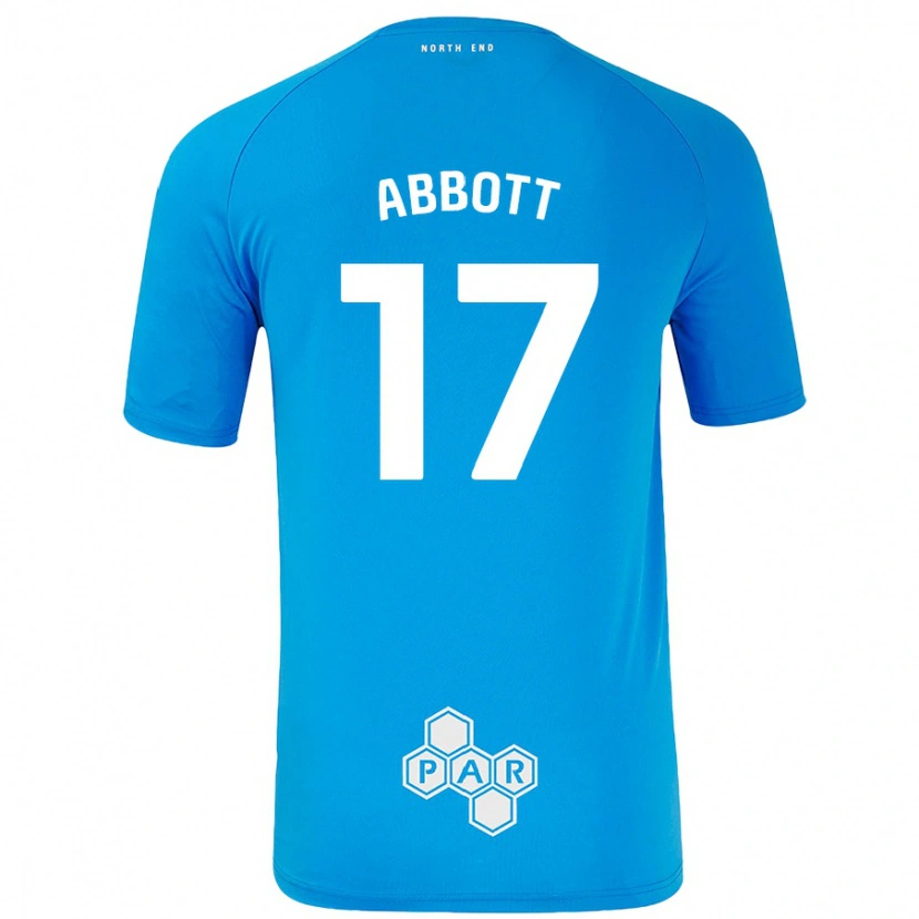 Danxen Heren Becky Abbott #17 Hemelsblauw Uitshirt Uittenue 2024/25 T-Shirt