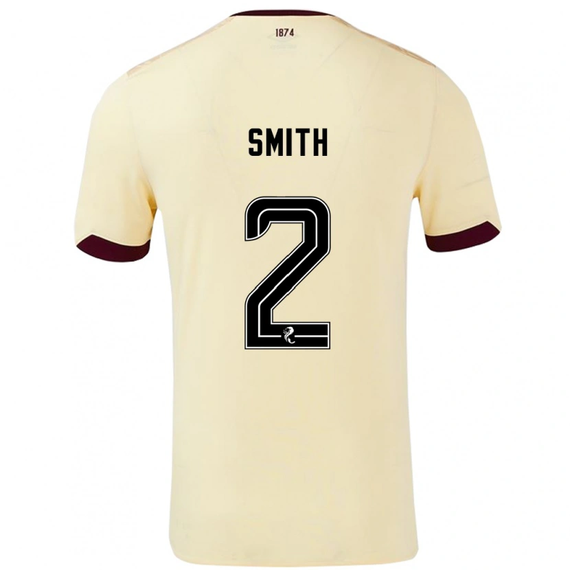 Danxen Heren Lucas Smith #2 Crème Bordeauxrood Uitshirt Uittenue 2024/25 T-Shirt