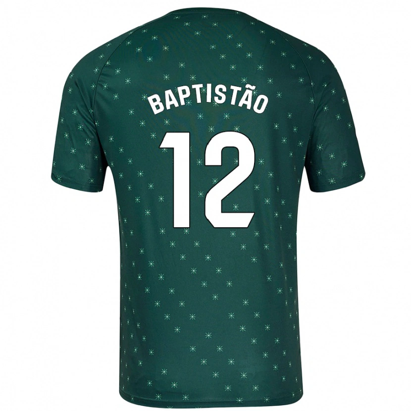 Danxen Heren Léo Baptistão #12 Donkergroen Uitshirt Uittenue 2024/25 T-Shirt