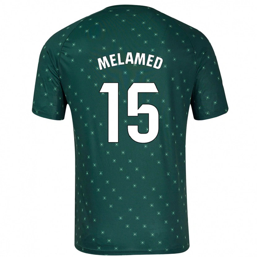 Danxen Heren Nico Melamed #15 Donkergroen Uitshirt Uittenue 2024/25 T-Shirt