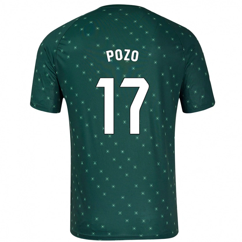 Danxen Heren Álex Pozo #17 Donkergroen Uitshirt Uittenue 2024/25 T-Shirt