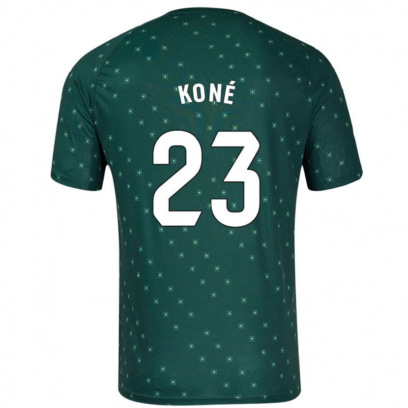 Danxen Heren Ibrahima Koné #23 Donkergroen Uitshirt Uittenue 2024/25 T-Shirt