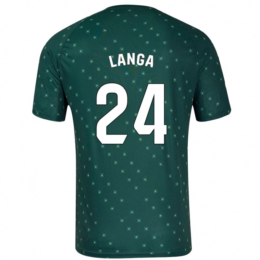 Danxen Heren Bruno Langa #24 Donkergroen Uitshirt Uittenue 2024/25 T-Shirt