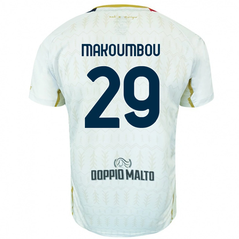 Danxen Heren Antoine Makoumbou #29 Wit Uitshirt Uittenue 2024/25 T-Shirt