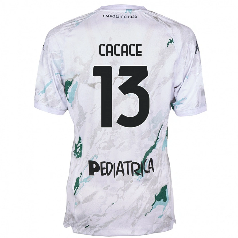 Danxen Heren Liberato Cacace #13 Grijs Uitshirt Uittenue 2024/25 T-Shirt