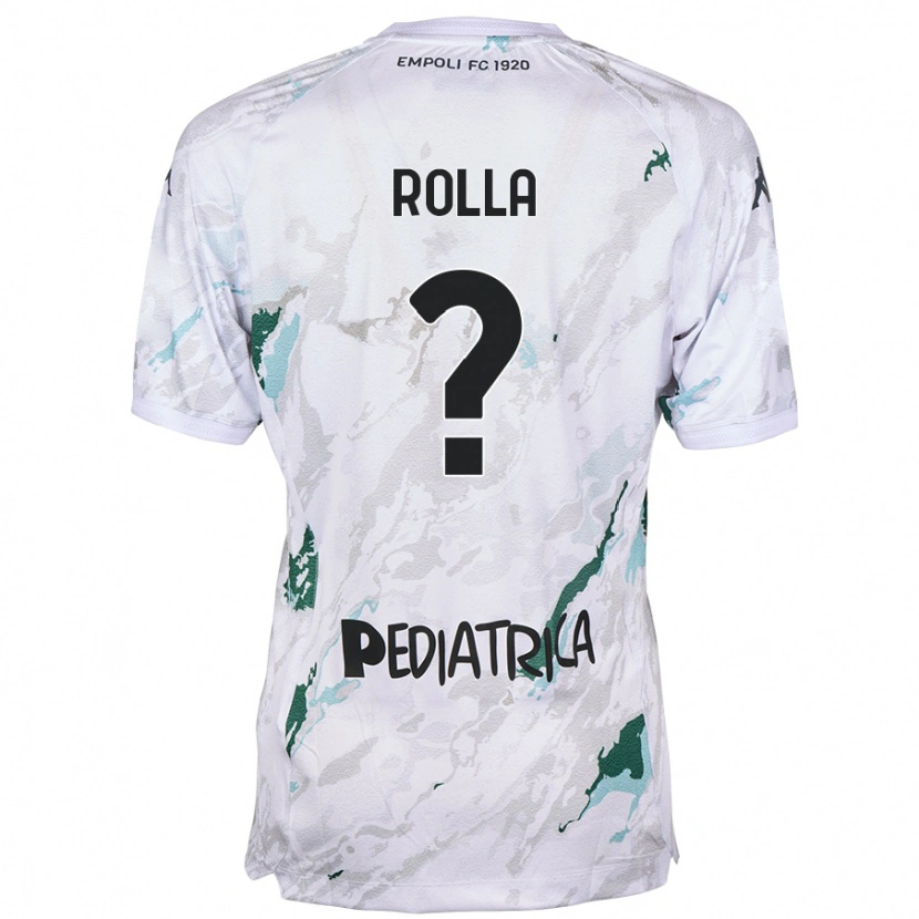 Danxen Heren Nicola Rolla #0 Grijs Uitshirt Uittenue 2024/25 T-Shirt