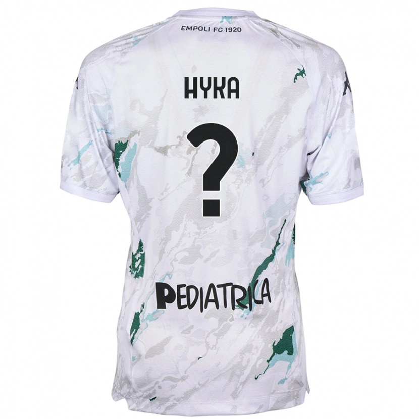 Danxen Heren Denaldo Hyka #0 Grijs Uitshirt Uittenue 2024/25 T-Shirt