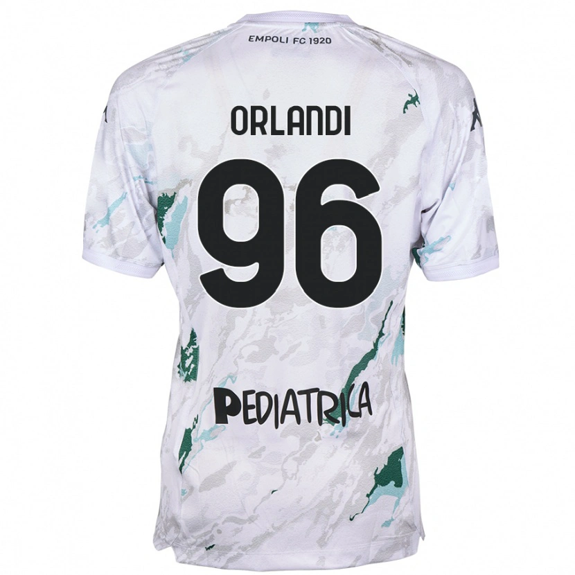 Danxen Heren Andrea Orlandi #96 Grijs Uitshirt Uittenue 2024/25 T-Shirt