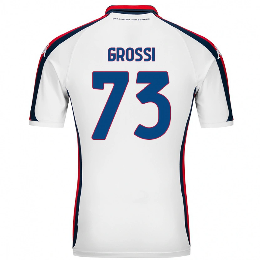 Danxen Heren Jacopo Grossi #73 Wit Uitshirt Uittenue 2024/25 T-Shirt