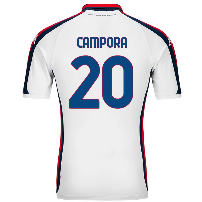 Danxen Heren Alice Campora #20 Wit Uitshirt Uittenue 2024/25 T-Shirt