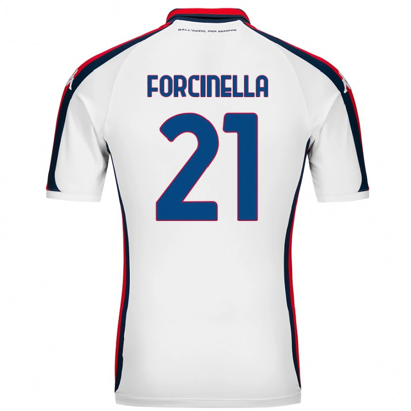 Danxen Heren Camilla Forcinella #21 Wit Uitshirt Uittenue 2024/25 T-Shirt