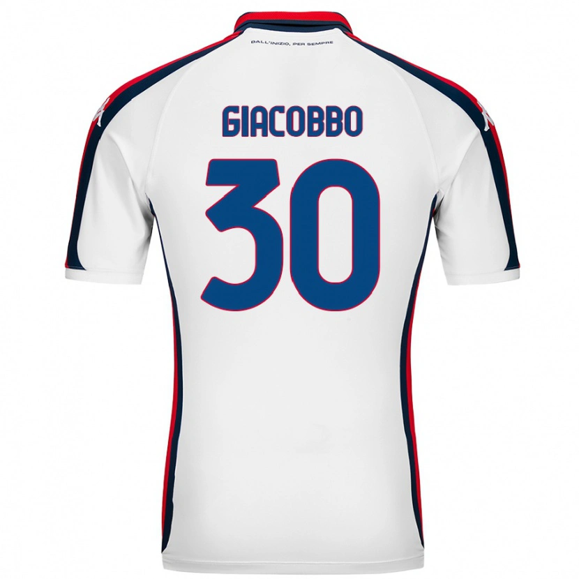 Danxen Heren Giulia Giacobbo #30 Wit Uitshirt Uittenue 2024/25 T-Shirt