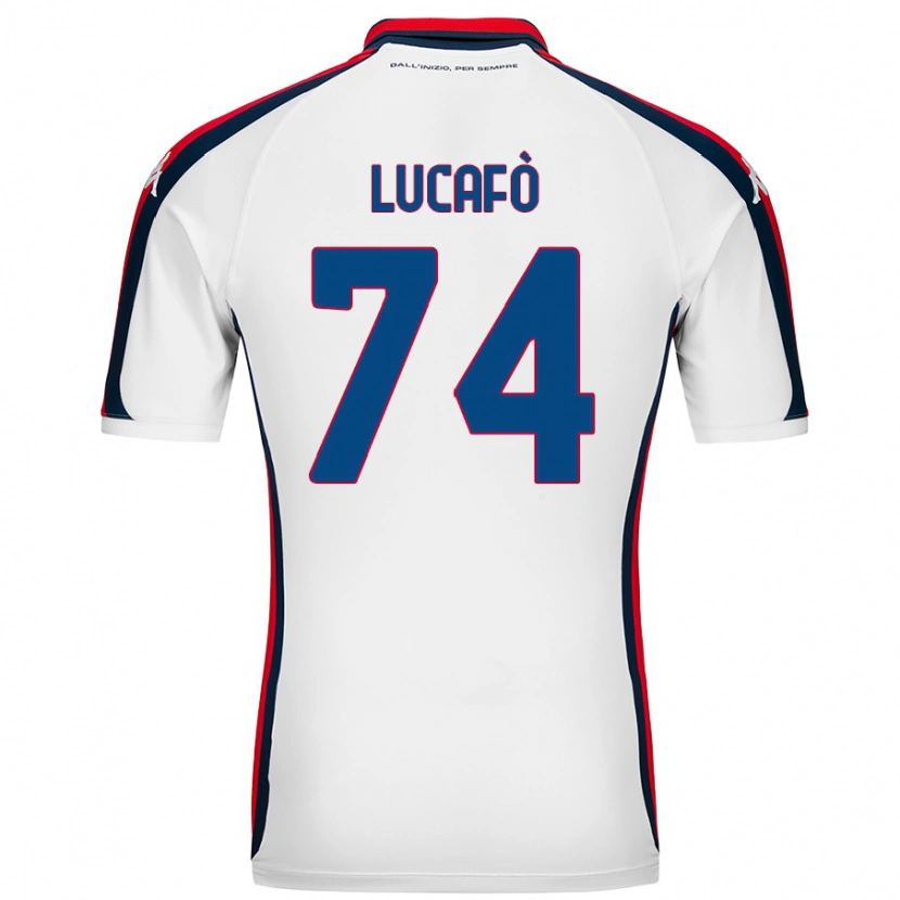 Danxen Heren Sara Lucafò #74 Wit Uitshirt Uittenue 2024/25 T-Shirt