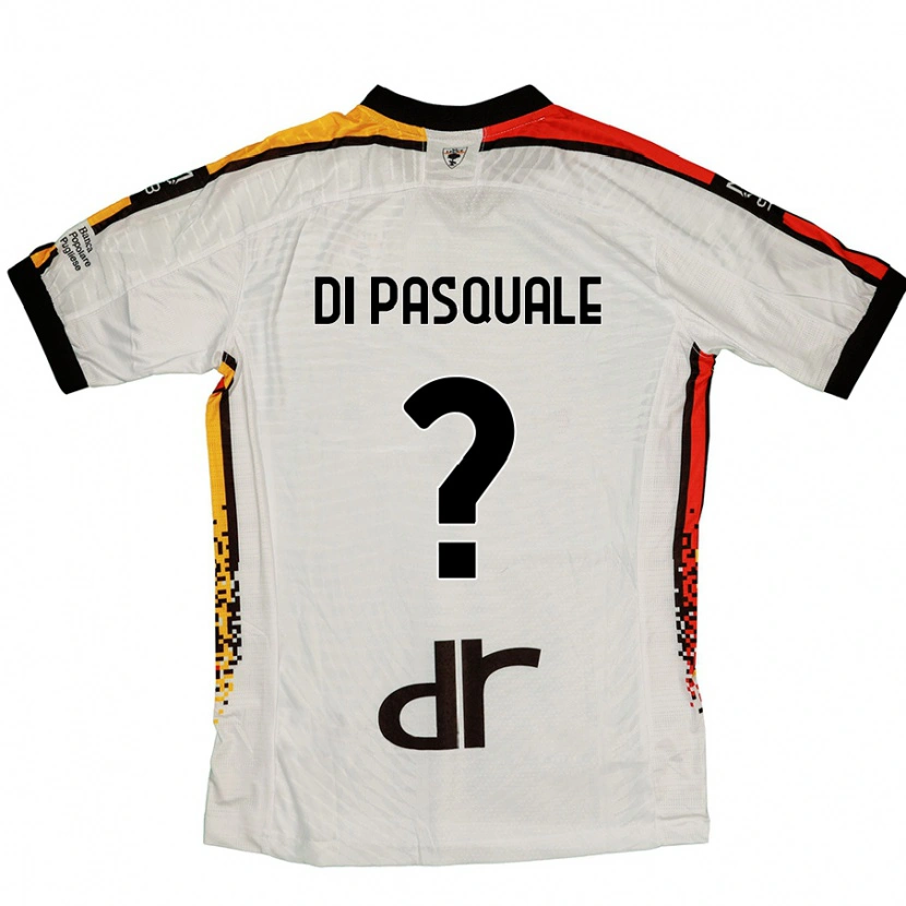 Danxen Heren Alessandro Di Pasquale #0 Wit Zwart Uitshirt Uittenue 2024/25 T-Shirt