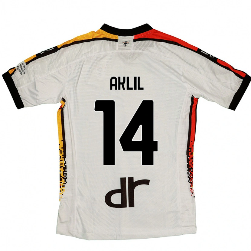 Danxen Heren Lino Aklil #14 Wit Zwart Uitshirt Uittenue 2024/25 T-Shirt