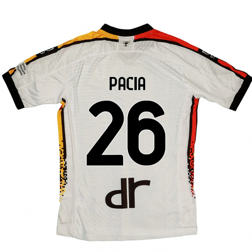 Danxen Heren Fabiano Pacia #26 Wit Zwart Uitshirt Uittenue 2024/25 T-Shirt