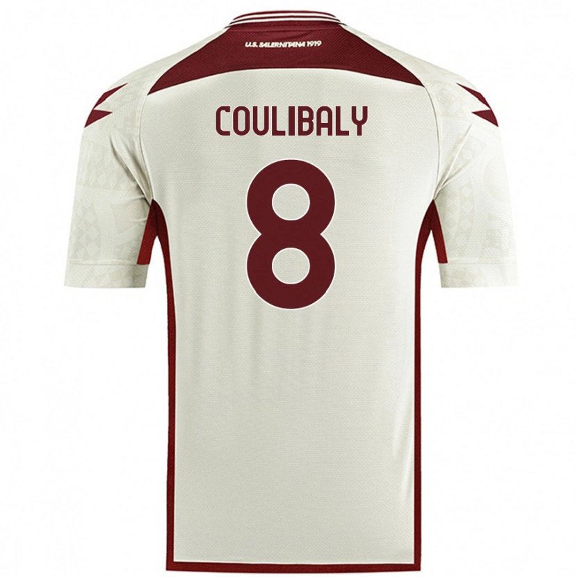 Danxen Heren Mamadou Coulibaly #8 Crèmekleur Uitshirt Uittenue 2024/25 T-Shirt