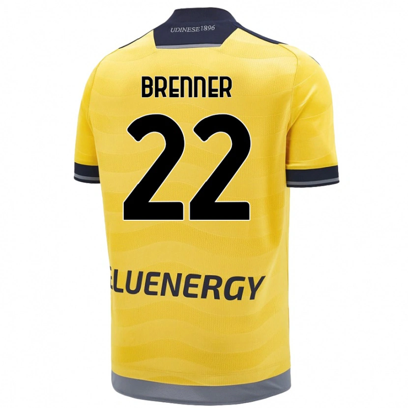 Danxen Heren Brenner #22 Goud Uitshirt Uittenue 2024/25 T-Shirt