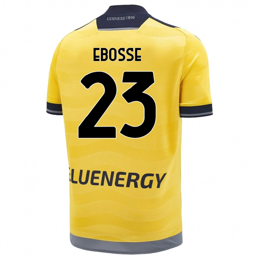 Danxen Heren Enzo Ebosse #23 Goud Uitshirt Uittenue 2024/25 T-Shirt