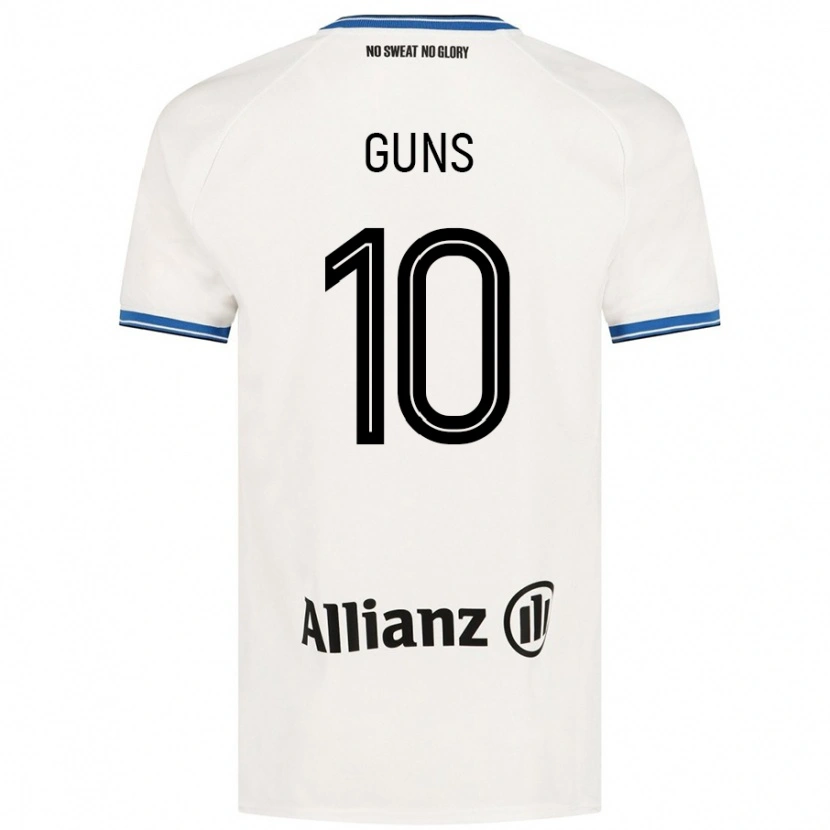 Danxen Heren Celien Guns #10 Wit Uitshirt Uittenue 2024/25 T-Shirt