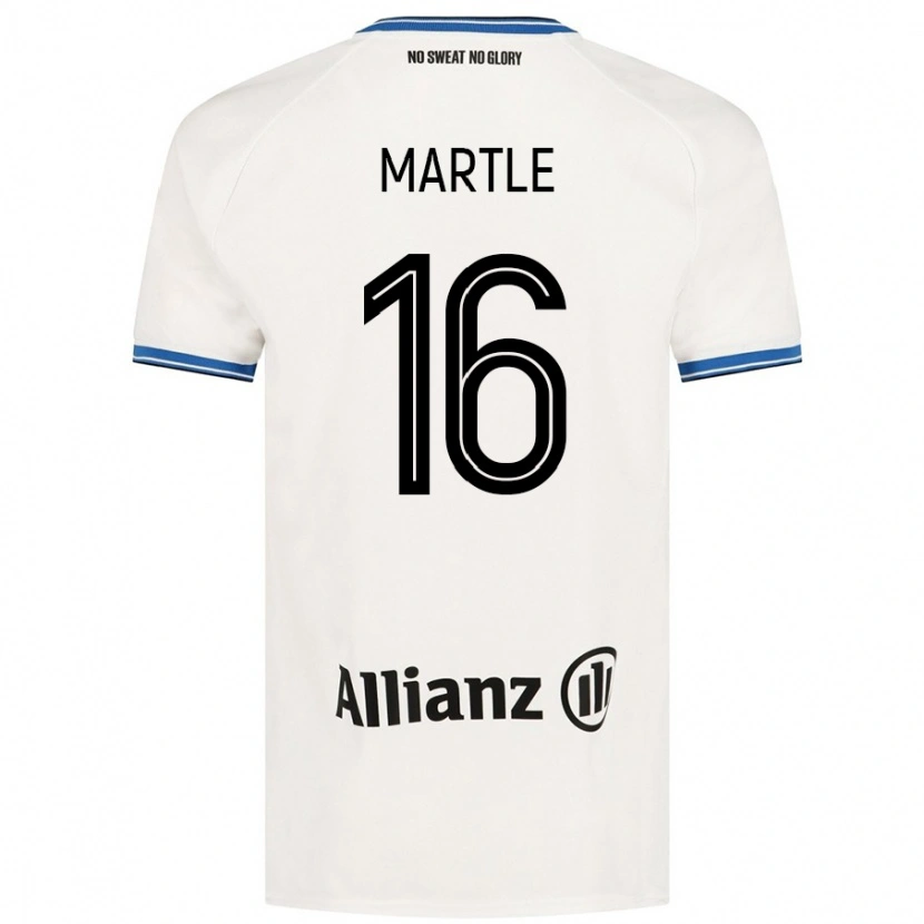 Danxen Heren Margaux Martlé #16 Wit Uitshirt Uittenue 2024/25 T-Shirt