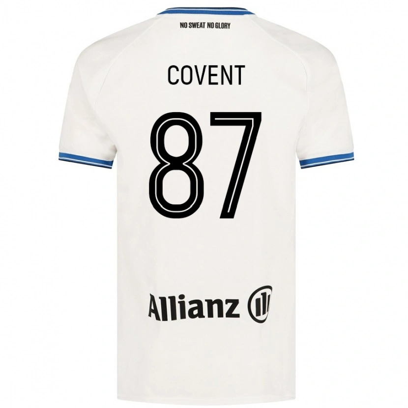 Danxen Heren Jorijn Covent #87 Wit Uitshirt Uittenue 2024/25 T-Shirt