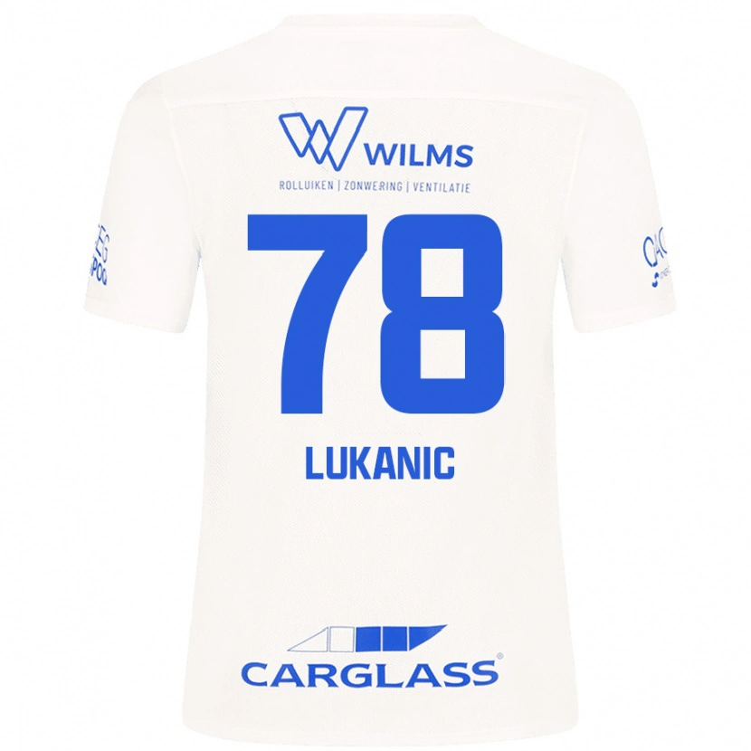 Danxen Heren Luka Lukanic #78 Wit Uitshirt Uittenue 2024/25 T-Shirt